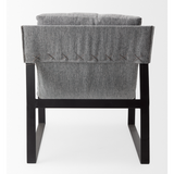 Gillian Sling Accent Chair - Dark Grey