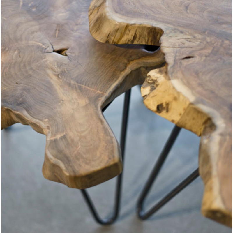 Natura Hairpin Large Nesting Table