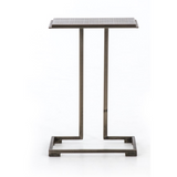 Acid Etch C Table - Antique Nickel