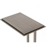 Acid Etch C Table - Antique Nickel