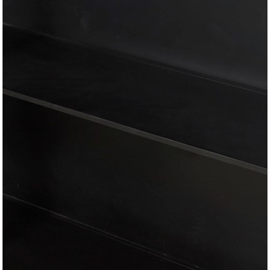 Belmont Wide Metal Cabinet - Black