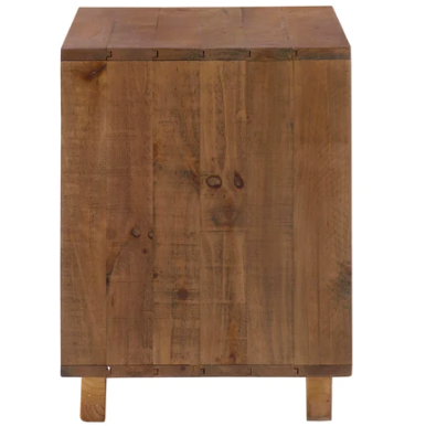 Nevada Nightstand - Dark Driftwood