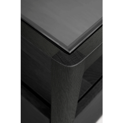 Spindle Nightstand in Black