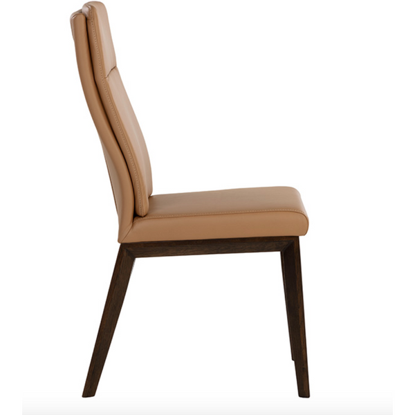 Cashel Dining Chair - Linea Wood Leather