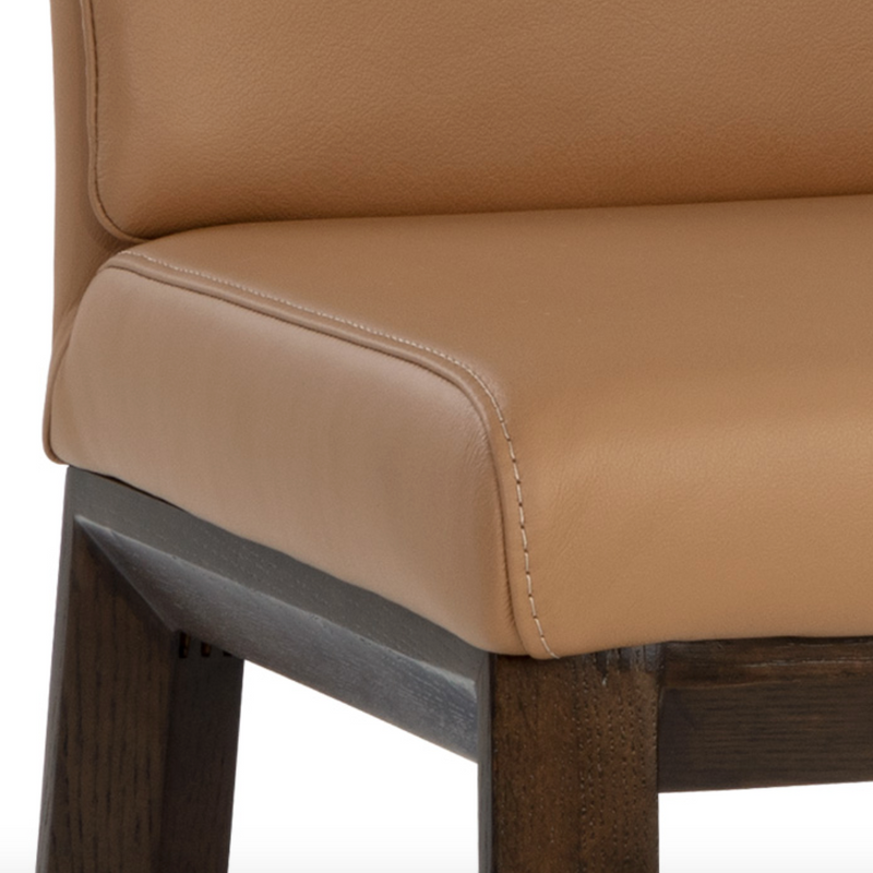 Cashel Dining Chair - Linea Wood Leather