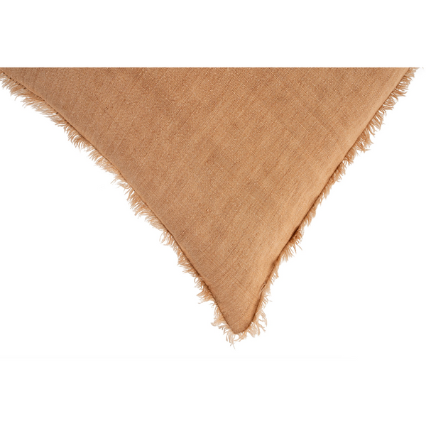 Lina Linen Cushion - Terracotta 24x24