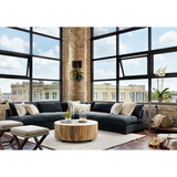 Grant 3 Pc Sectional - Henry Charcoal