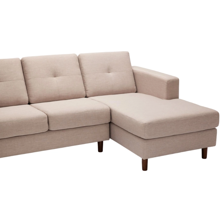 Solo 2 piece sectional sofa with left hand chaise