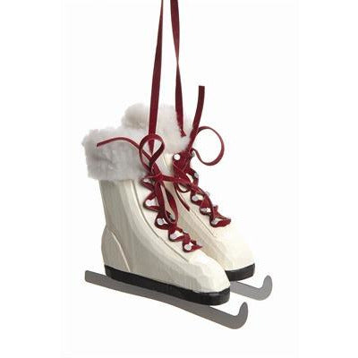 Wooden Skates Christmas Decoration - 122 West