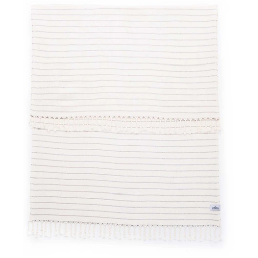 Tofino Towel Co - Turkish Towel 100% cotton The Willowbrae- Steel