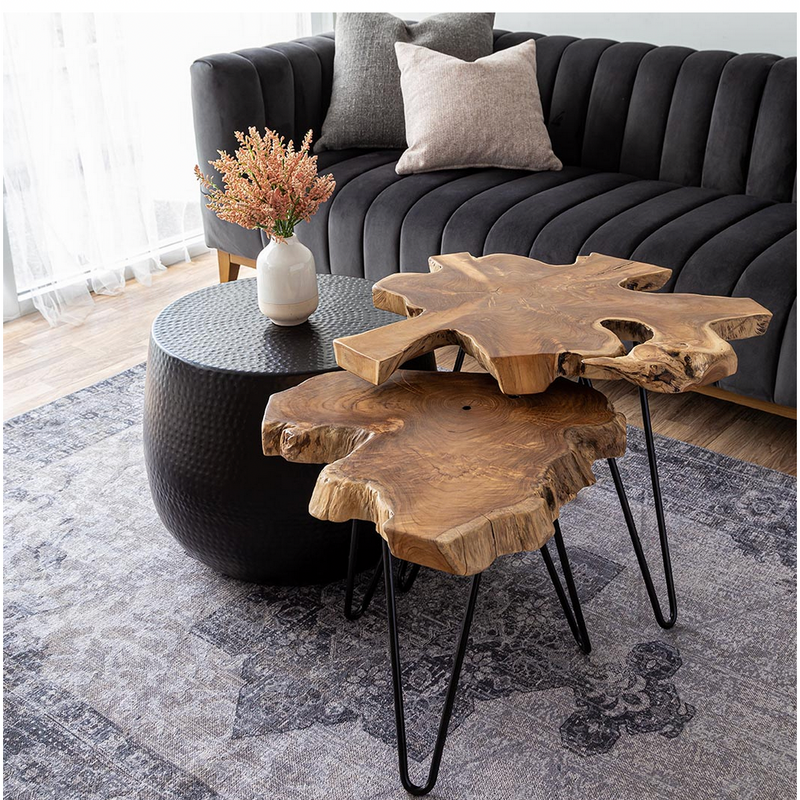 Natura Hairpin Small Nesting Table