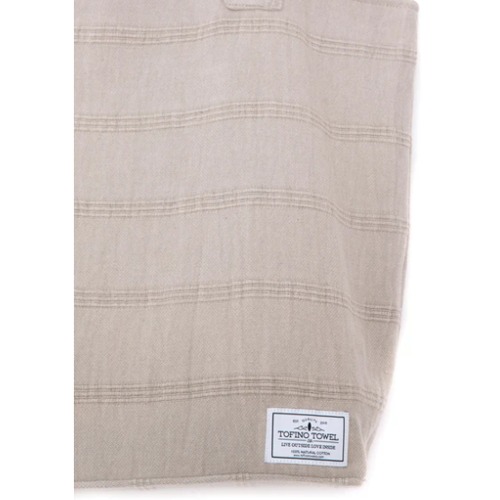 Tofino Towel Co - Turkish Tote 100% cotton The Traveler- Sand