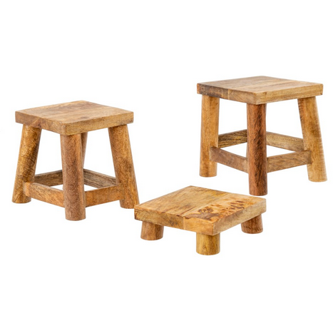 Heirloom Wooden Stool M