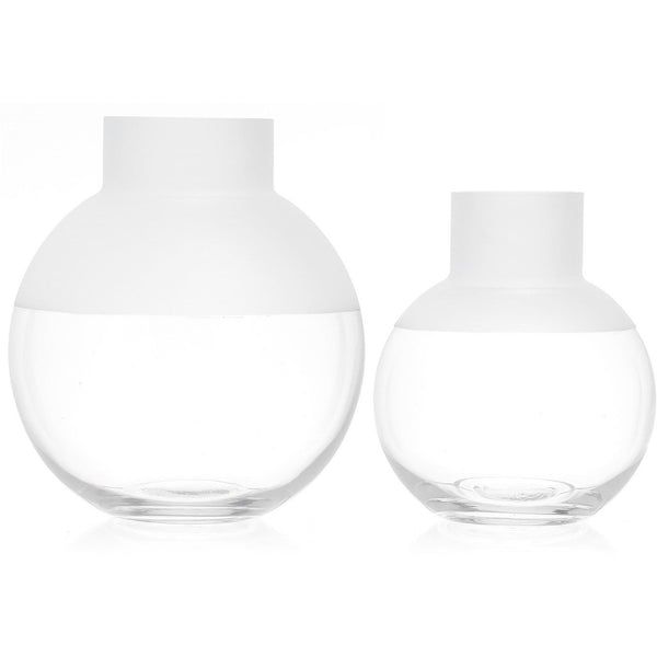 Franklyn Frosted Glass Vase