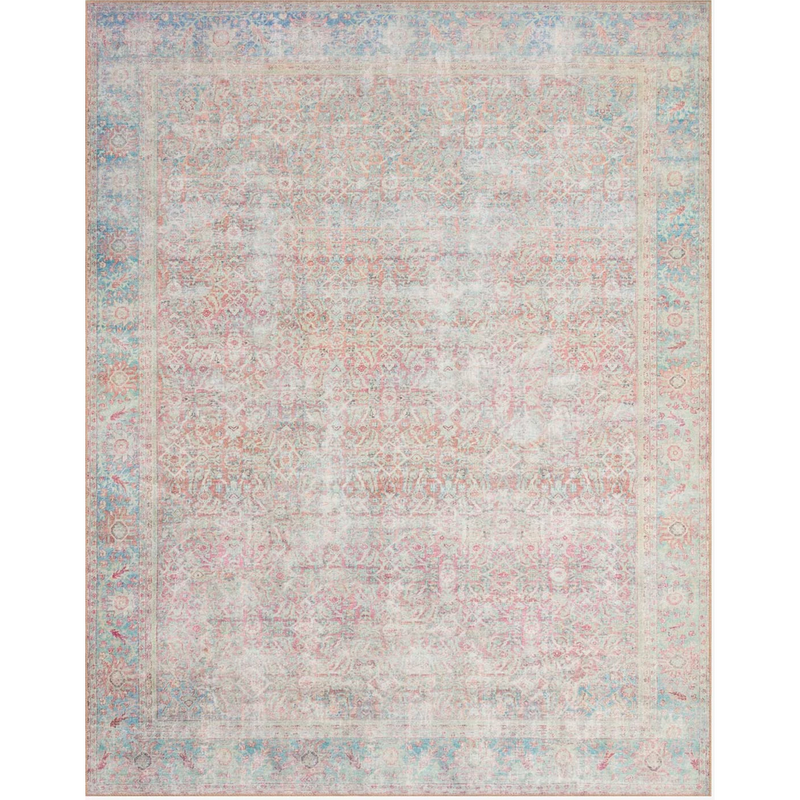 Wynter Rug - Red/Teal