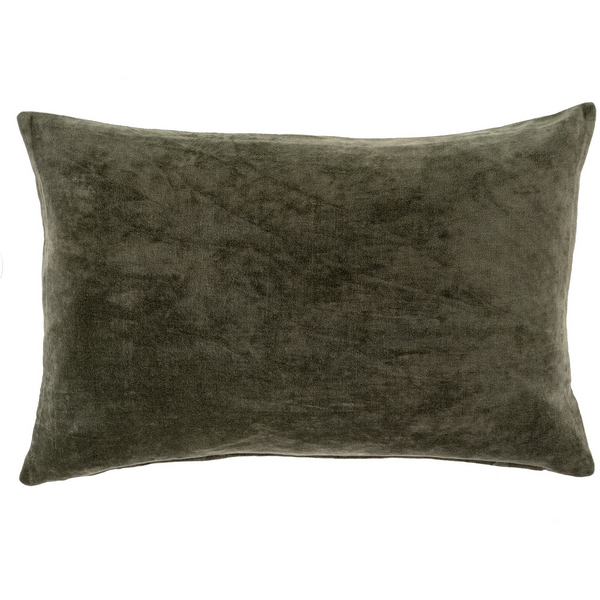 Vera Velvet Cushion - Cypress 16x24