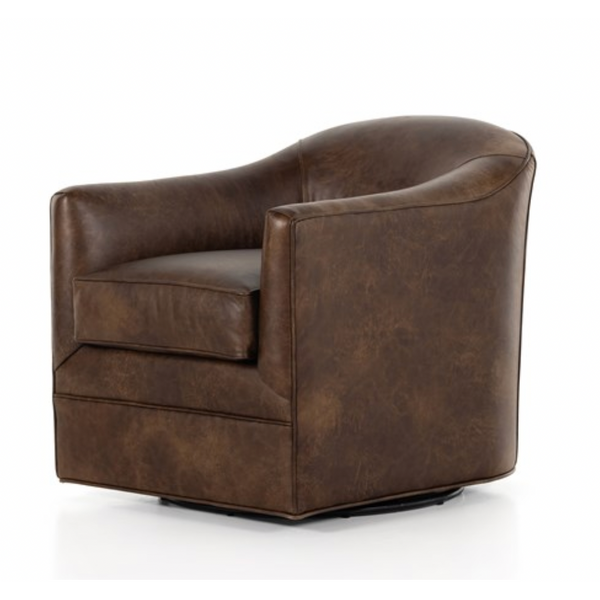 Quinton Swivel Chair - Arvada Cigar