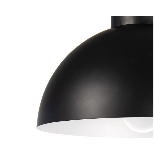 Perri Outdoor Flush Mount Small - Black