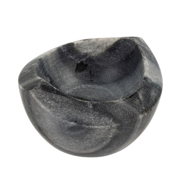 Pebble Marble Bowl Black