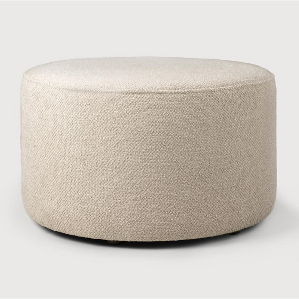 Barrow Low Ottoman in Off White
