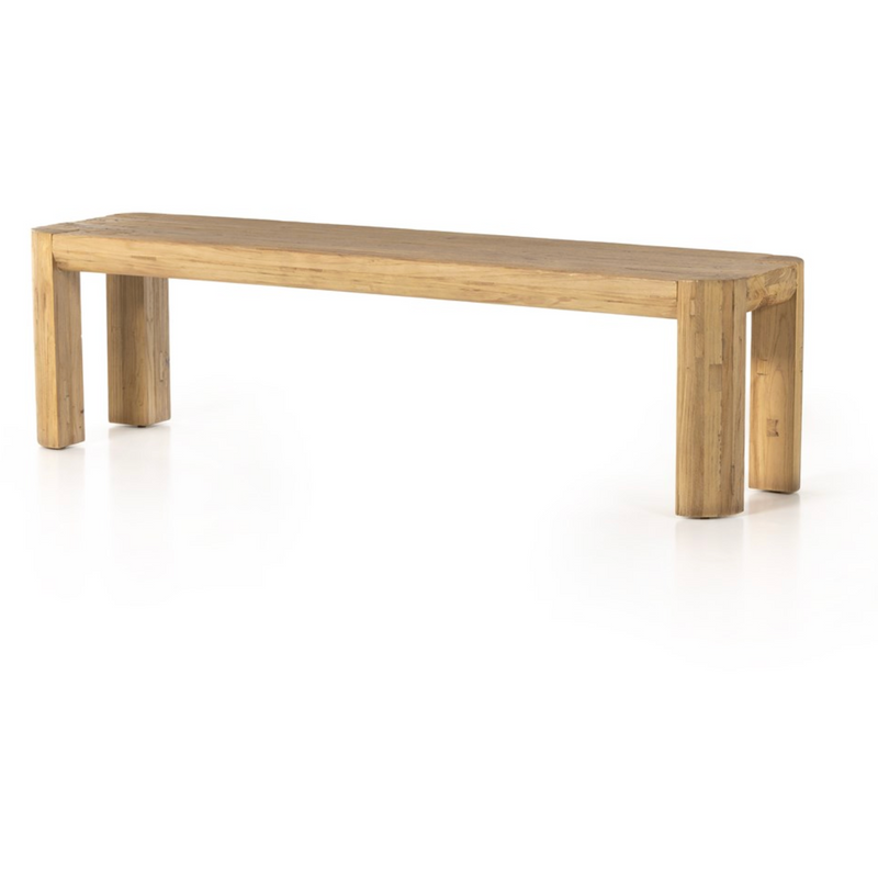 Ari Accent Bench in Natural Elm