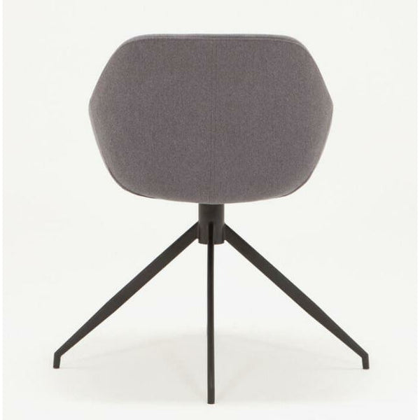 Nixon Dining Chair - Dark Grey Fabric