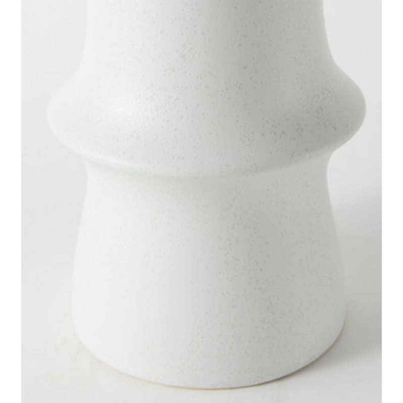 Laforge White Ceramic Vase Large