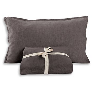 Brunelli Linen Charcoal Pillow Sham