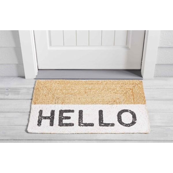 Hello - Jute Doormat