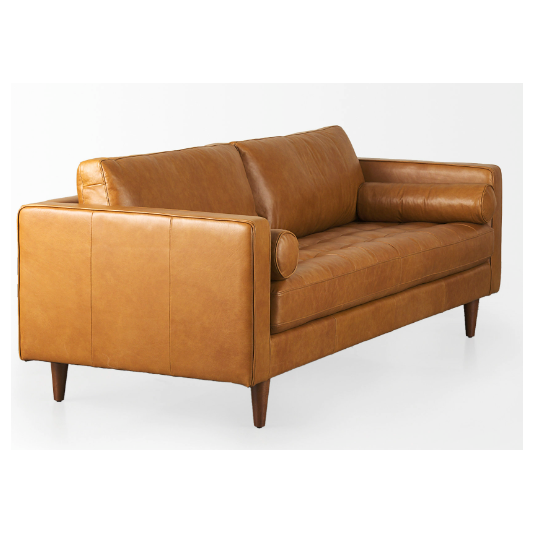 Svend Sofa Series in Tan Leather