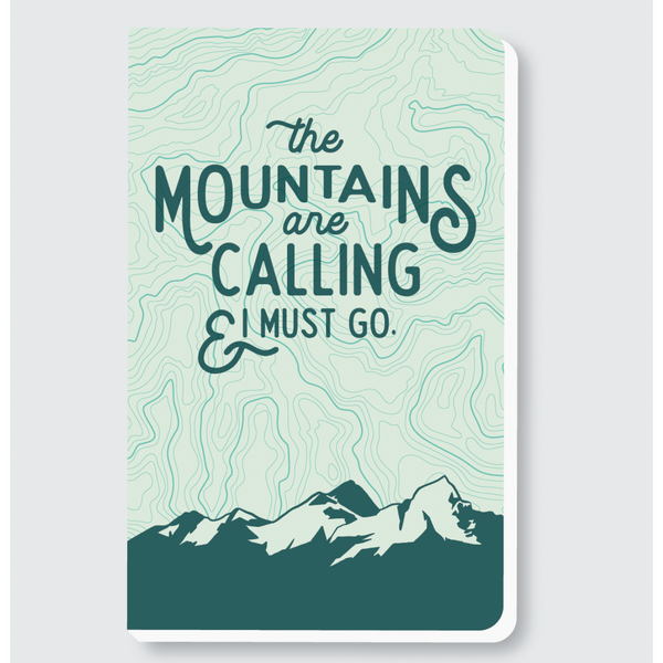 Topo Mountains Are Calling Notebook