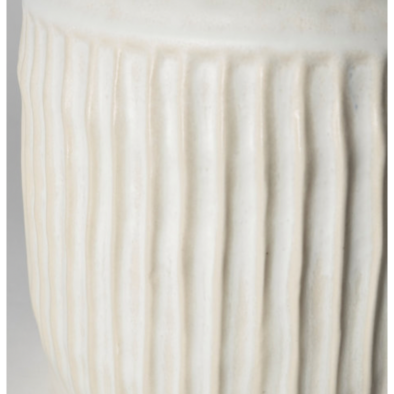 Judie Eggshell Ceramic Vase Large