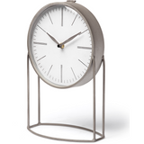 Aurelius Matte Grey Metal Table Clock