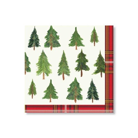 Plaid Forest Lunch Napkin