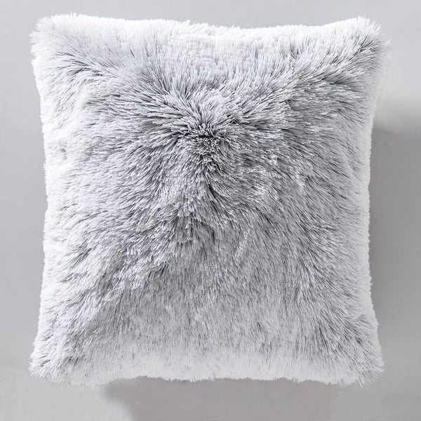 Ombre Fringe Velour Cushion