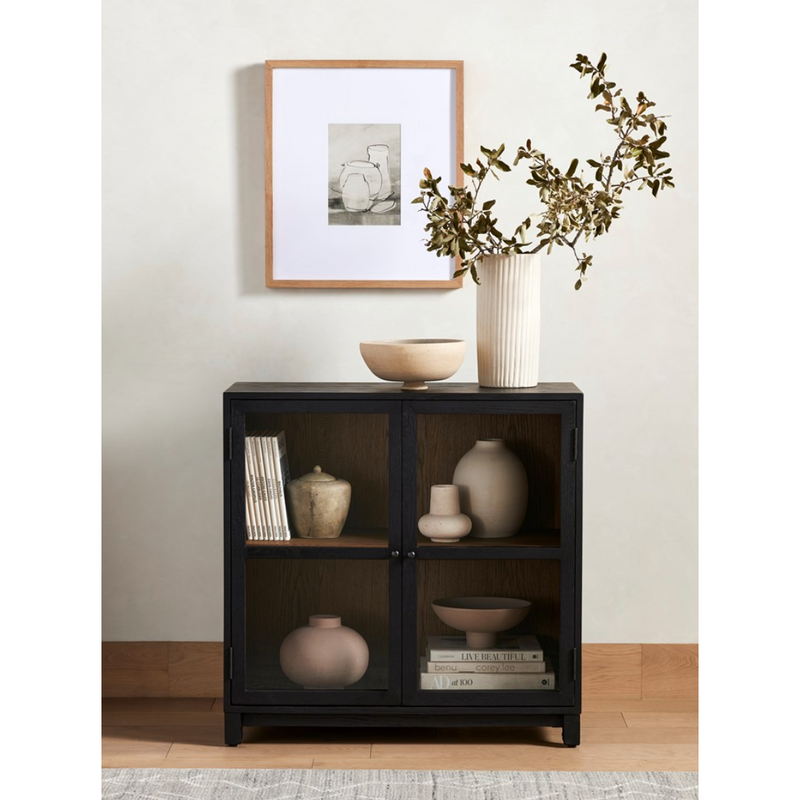 Millie Small Cabinet in Drifted Matte Black