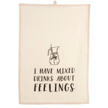 Mixed Drinks Tea Towel