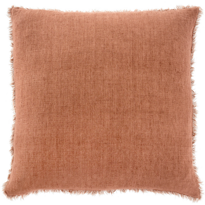 Lina Linen Cushion - 24x24 Rooibos