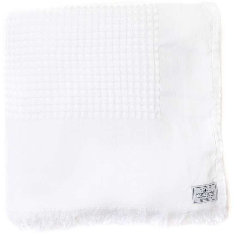Tofino Towel Co - The Breeze Waffle Bed Cover- White