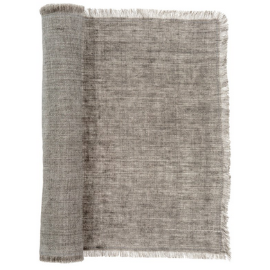 Linen Runner Warm Grey