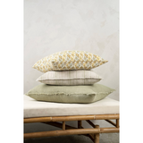 Luca Linen Cushion - Lichen