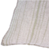 Luca Linen Cushion - Lichen