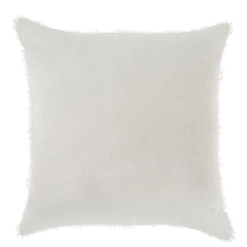 Lina Linen Cushion - White