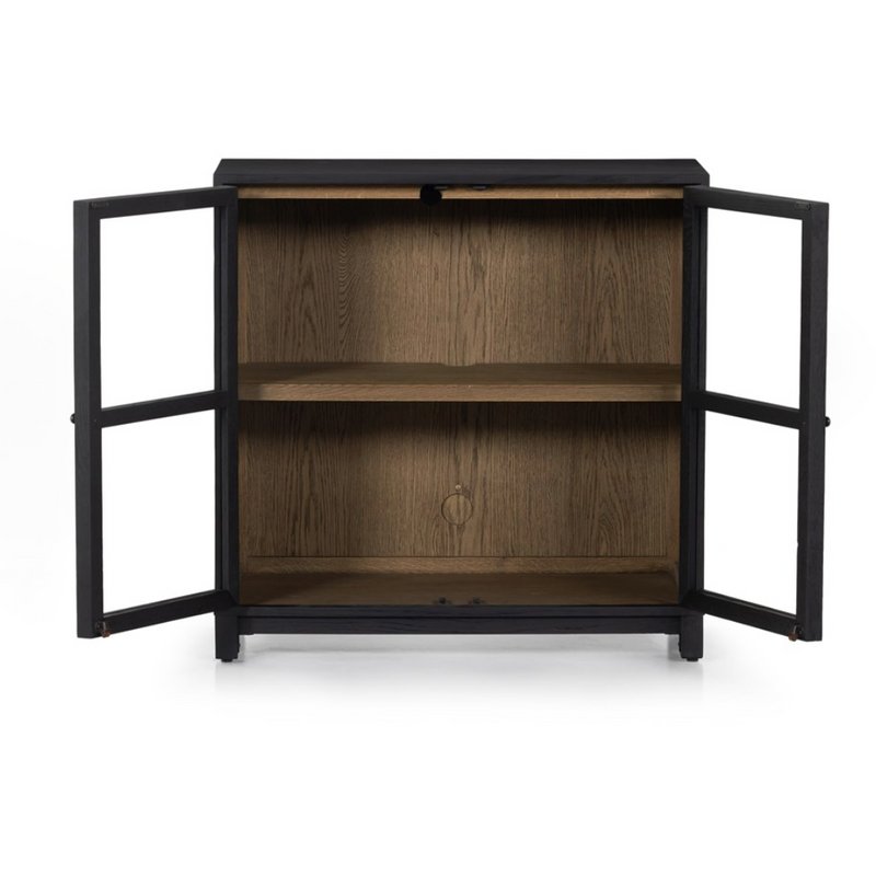 Millie Small Cabinet in Drifted Matte Black