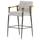 Rowen Bar Stool in Thames Raven