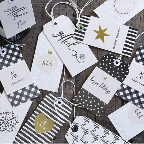 Gift Tag Modern Holiday