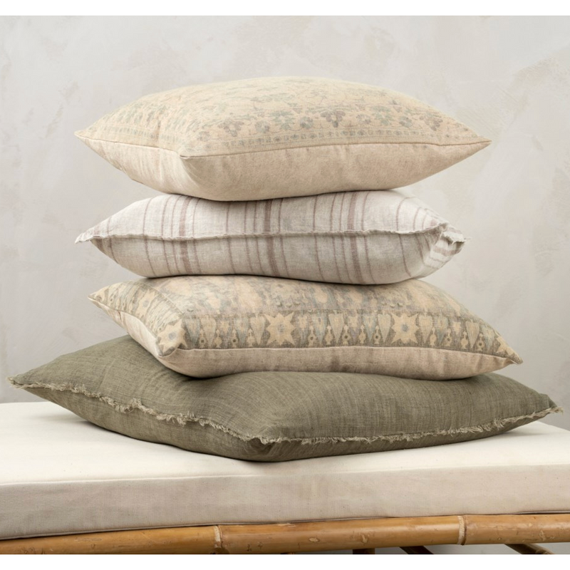 Lina Linen Cushion - Shadow