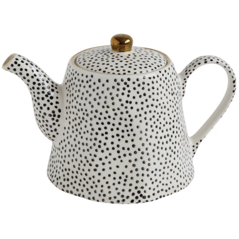 Teapot with Black Speckles