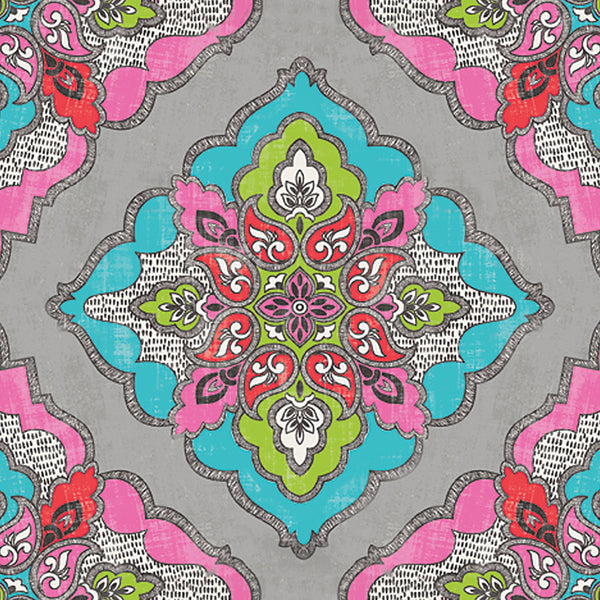 Luncheon Kaleidoscope Napkins-20 Pack