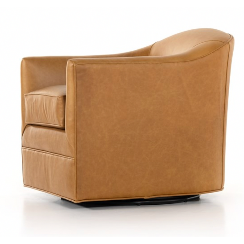 Quinton Swivel Chair - Ontario Camel